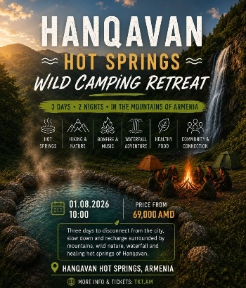 HANQAVAN HOT SPRINGS WILD CAMPING RETREAT
