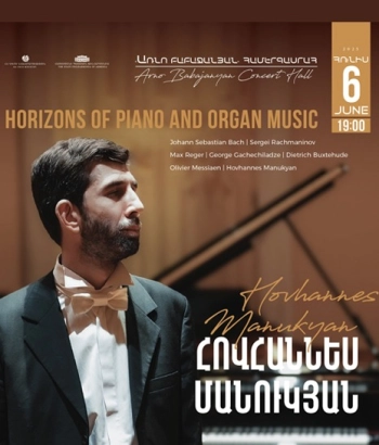 HOVHANNES MANOUKIAN -Horizons of Piano and Organ Music