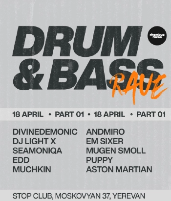 DRUM & BASS RAVE, 18 APRIL