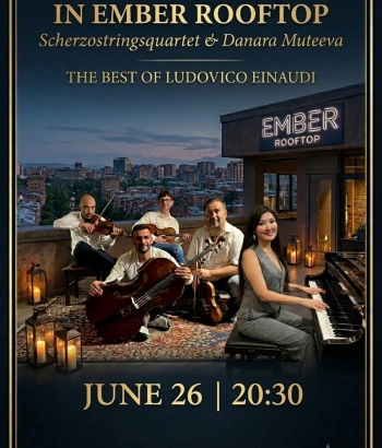 ROMANTIC EVENING IN EMBER ROOFTOP -Scherzo String Quartet et Danara Muteeva