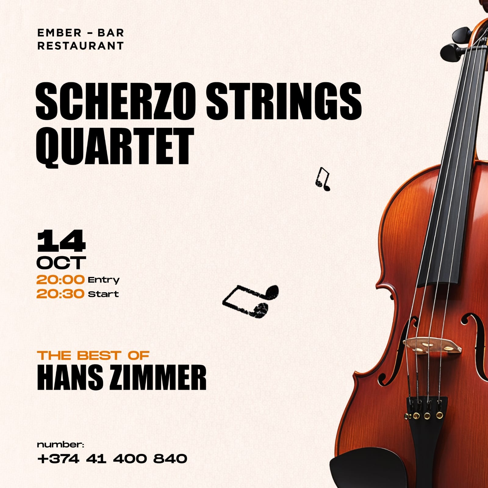 Scherzo Strings Quartet — Candle Light Night՝